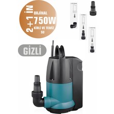Özgürce 750W 1hp Gizli Şamandıralı Su Pompası, Temiz ve Kirli Su Aktarma