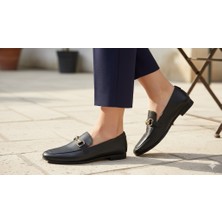 Kindep (Kırcalı) Içi Dışı Hakiki Deri Günlük Kadın Ayakkabı Siyah