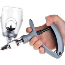 Özgürce Veteriner Otomatik Enjektör Şırınga 5cc Yedek Parçalı 3 Iğne Hediye