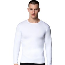 Gümüş 4022 6'lı Erkek Likralı Uzun Kol Fanila Atlet