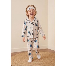 Mixima 3–10 Yaş Çocuk Pijama Takımı | Göz Bantlı | Rahat & Nefes Alan