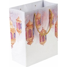 Ramazan Temalı Karton Çanta 20X25X10CM 12'li