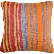 Kilim Co. El Dokuma Kilim Kırlent Kılıfı (40X40 Cm)