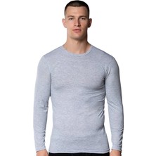 Gümüş 4022 6'lı Erkek Likralı Uzun Kol Fanila Atlet