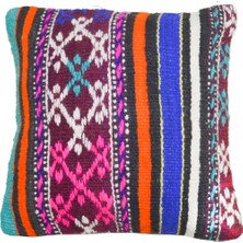Kilim Co. El Dokuma Kilim Kırlent Kılıfı (40X40 Cm)