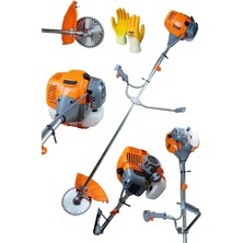 Özgürce Güçlü Turbo Motorlu Yan Model Tırpan Çim Biçme Makinesi