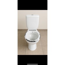 Piyasa Klozet + Rezervuar Alttan Giderli Tam Set Soft Kapak ve Iç Takım Dahil