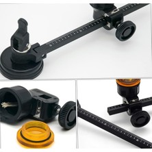 Kortaş Gazlı Cam  Kesme Pergeli Siyah