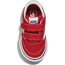 Vans Erkek Çocuklar İçin Brooklyn Ls V Kırmızı Spor Ayakkabı Nefes Alabilir Yapı ile Günlük Kullanıma Uygun