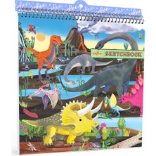 Eeboo   Eeboo Telli Sketchbook - Dinosaur