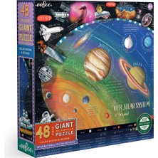 Eeboo   Eeboo 48 Parça Büyük Yapboz - Solar System & Beyond