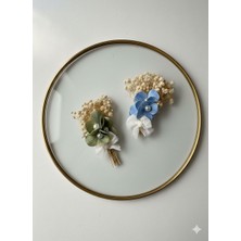 Hediyelik Cipso Ortanca Aranjman 12CM Çiçek Tepsi Çiçeği 20 Adet