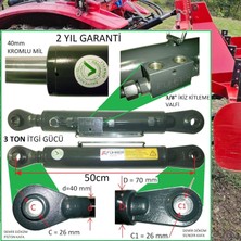 Führer 3 Ton - 50CM Traktör Ortakol, Hidrolik SILIDER-26MM Silinder Kafa, 3 Ton - 50CM Toplift Hydraulic Cylinder- 26MM Cylinder Head