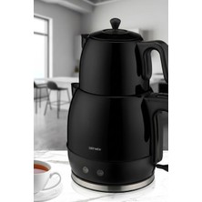 Goldmaster BY-4302S BORA2200 Wattxl Damlatmayan Ağız Tasarımlı Paslanmaz Çelik Çay Makinesi ve Su Isıtıcısı