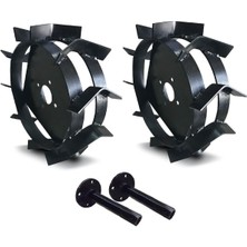 Özgürce Çapa Makinaları Demir Teker ve Aks Takımı 400X8-28 Mm, Dayanıklı ve Güvenilir