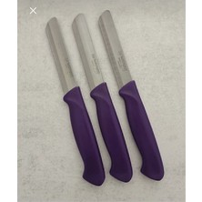 Solingen Orijinal 3'lü Micro Renkli Et Sebze Doğrama Bıçağı(Mor)