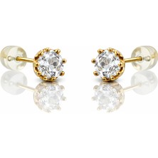 Mavika Jewellery 14K Gold Plated Sina Stud Küpe