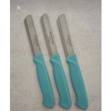Solingen Orijinal 3'lü Micro Renkli Et Sebze Doğrama Bıçağı(Turkuaz)
