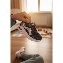 Enoch Hello Kitty Karakter Baskılı Çocuk Spor Ayakkabı Cırtlı Konfor Taban