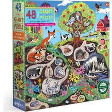 Eeboo   Eeboo 48 Parça Büyük Yapboz - Within The Country