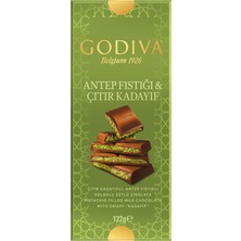 Godiva Antep Fıstığı & Çıtır Kadayıf – Tablet Çikolata - 122 Gram - 6 Adet