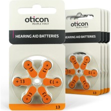 Oticon 13 Numara Kulak Cihazı Pili (10 Paket x 6 Adet = 60 Adet Pil)