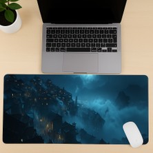 vooka 80X30 cm Xl Büyük Boy Mouse Pad | Kaymaz Tabanlı Geniş Gaming Mousepad | Klavye ve Mouse Uyumlu | Masaüstü Oyun ve Ofis Mouse Pad