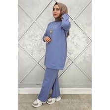 Pys Giyim Kadın Düğme Detaylı Tesettür Takım