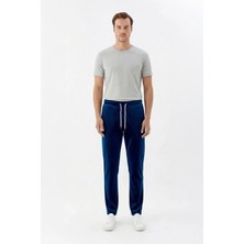 Sabri Özel Giotelli Saks Regular Fit Pamuk Karışımlı Jogger Erkek Eşofman Altı