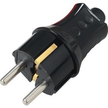 Epilons De-Pa DPA-11116 Siyah Topraklı Ups Tipi Erkek Fiş