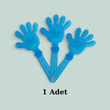 Nostaljik Lezzetler Mavi Renkli Işıklı El Şaklatıcı 1 Adet Işıklı El Figürlü