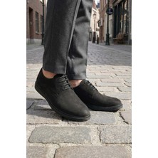 Al-Me Erkek İç Dış Hakiki Deri Ortopedik Rahat Taban Bağcıklı Ayarlanabilir Günlük Klasik Ayakkabı