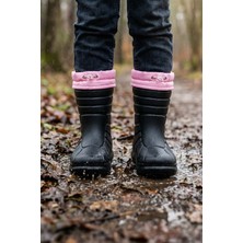 Gezer Kız Çocuk Kışlık Eva Boğazdan Lastikli Sessiz Taban Kar Bot Çizme