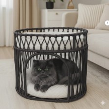 Missidea Iki Katlı Kedi Yatağı Ranzası Antrasit