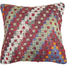 Kilim Co. El Dokuma Kilim Kırlent Kılıfı (40X40 Cm)