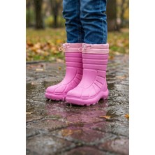 Gezer Kız Çocuk Kışlık Eva Boğazdan Lastikli Sessiz Taban Kar Bot Çizme