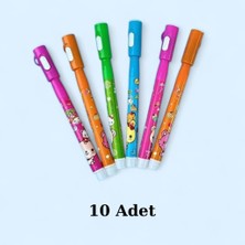 Nostaljik Lezzetler 10 Adet Ayıcık Desenli Görünmez Kalem