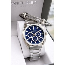 Daniel Klein Italyan Tasarım Bilekli Hediyeli 2 Yıl Garantili Çelik Kordon Erkek Kol Saati Y14252.6