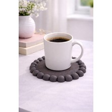 Bubble Desenli Bardak Altlığı - Kahverengi