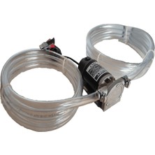 Özgürce 24V 3/4'' Mazot ve Sıvı Transfer Pompası Seti 5m Hortumlu