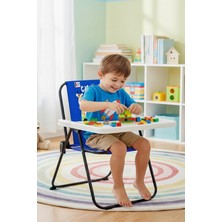 Exent Kids 2–6 Yaş, Fun Car Katlanır Oyun Aktivite Masası, Tak-Çıkar Masa Ile-Mavi