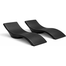 Fiber Havuz Şezlong Siyah