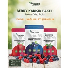 Freezeva Dondurularak Kurutulmuş 3'lü Berry Mix Paket - Sağlıklı Atıştırmalık (Böğürtlen, Ahududu, Y.mersini)
