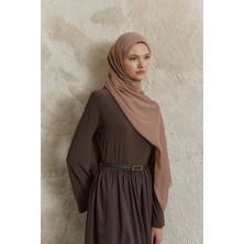 QEF Soft Line Pamuk Şal Gül Kurusu