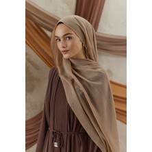 QEF Soft Line Pamuk Şal Vizon