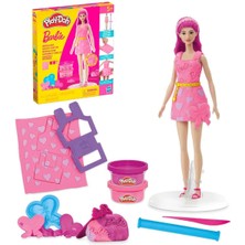 Play-Doh Barbie Kalpler ve Saç Oyun Hamuru Seti