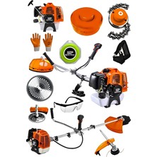 Özgürce Amerikan 1100 4x4 Turbo Ot Çim Biçme Tırpanı, Yakıt Tasarruflu ve Güçlü