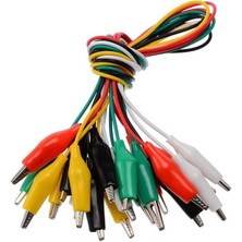 Epilons Powermaster PM-3930 Renkli Küçük Kablolu Krokodil (10'lu Paket)