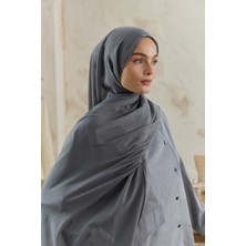 QEF Soft Line Pamuk Şal Antrasit
