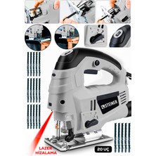 Özgürce 4600W Lazerli Metal Şanzuman Dekupaj Testere Makinesi 6 Kademe Pandül Ayarlı